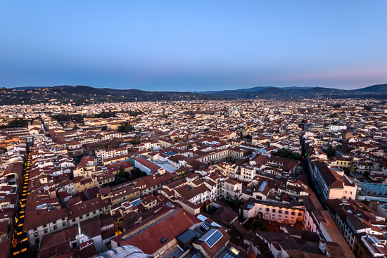 Twilight over Florence