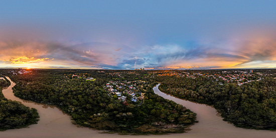 River Sunset