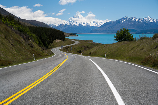 Road to Mount Cook