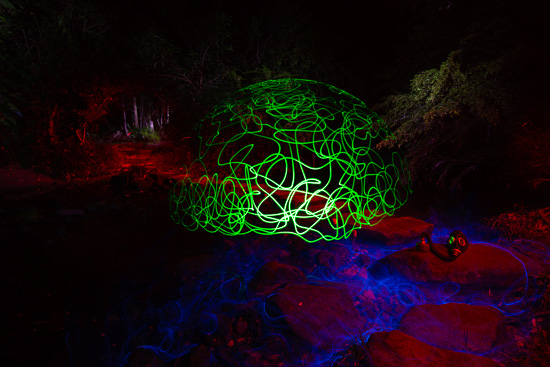 Domed Gateway - Light Painting