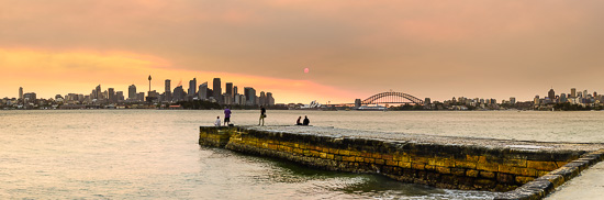 Red over Sydney