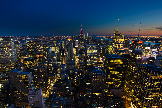 Twilight in New York